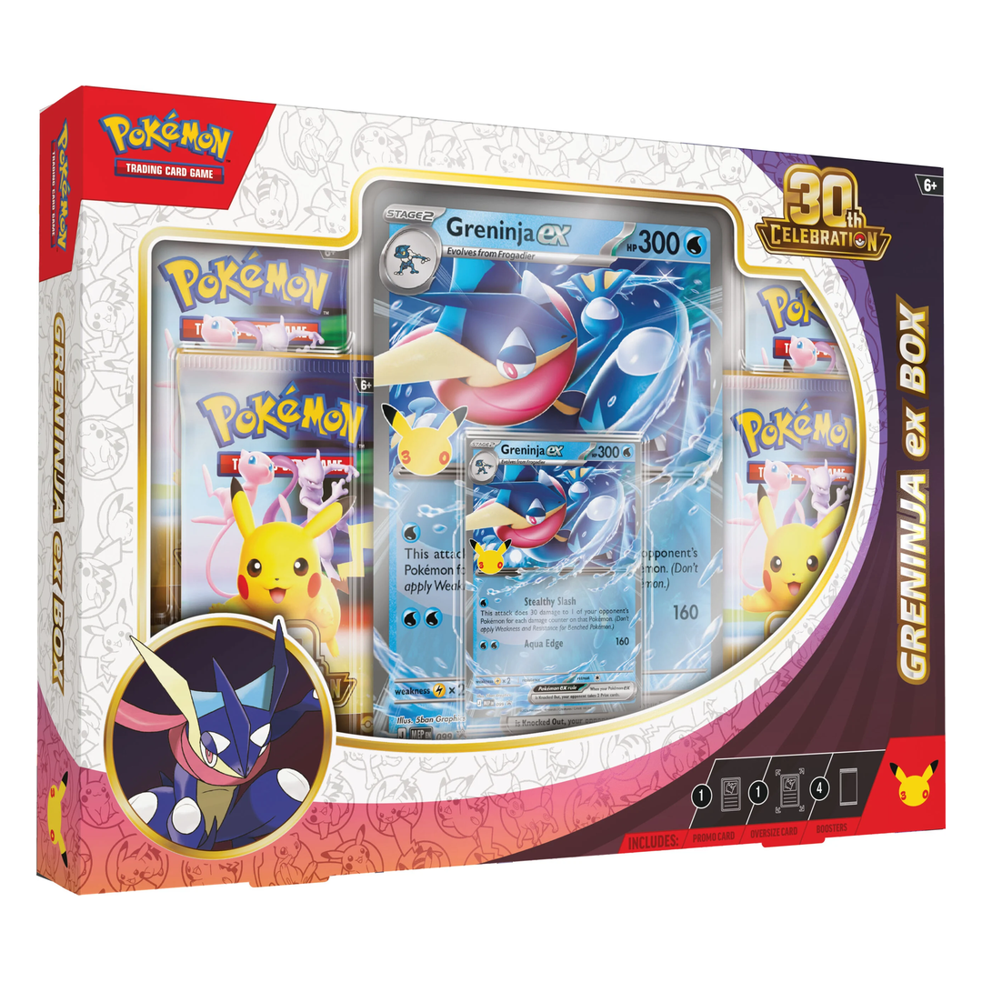 30th Celebration – Greninja ex Box – englisches Pokémon TCG Produkt