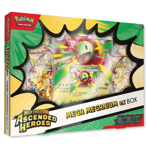 Ascended Heroes – Mega Meganium ex Box – englisches Pokémon TCG Produkt