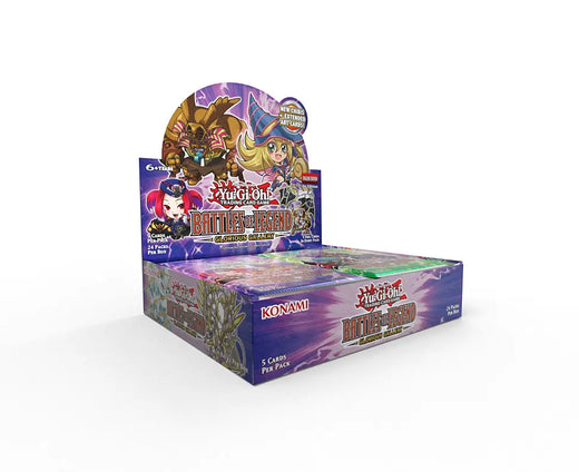 Yu-Gi-Oh! Battles of Legend: Glorious Gallery Booster Display, versiegelte Produktverpackung