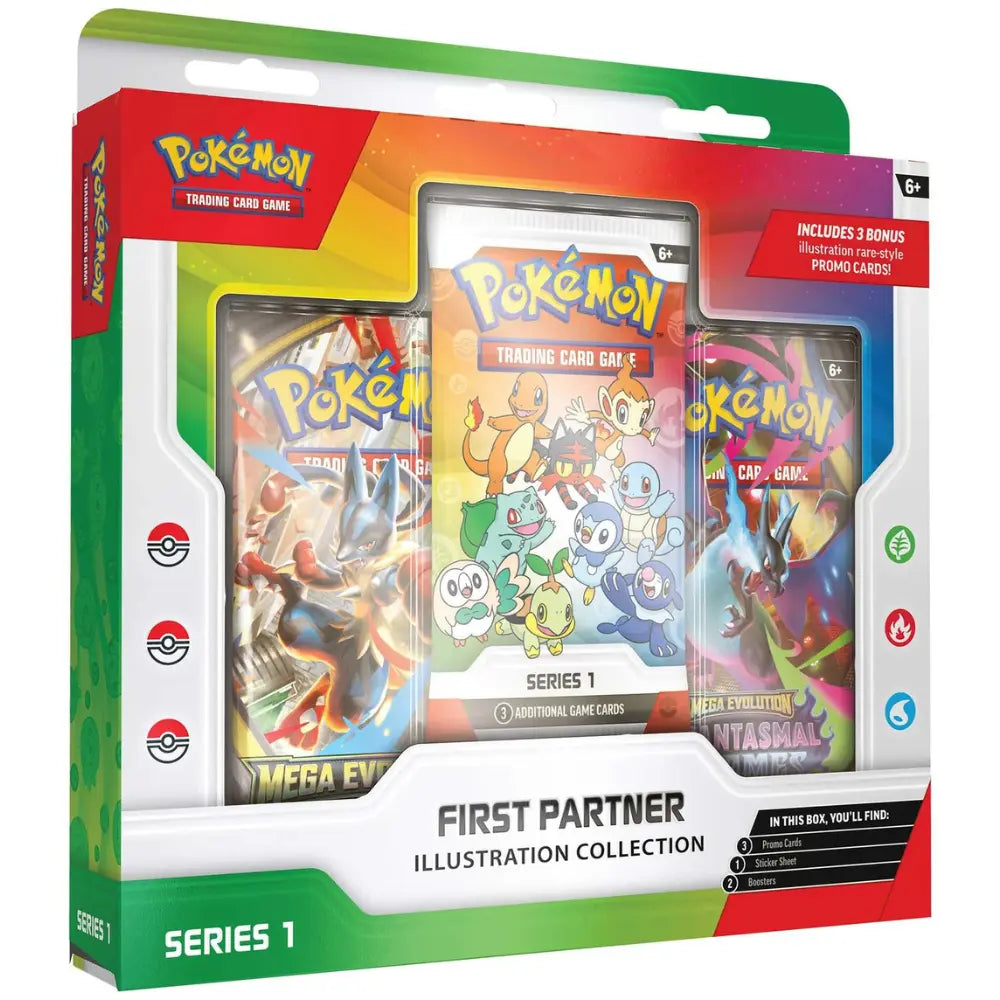 First Partner Illustration Collection – Series 1 – englisches Pokémon TCG Produkt
