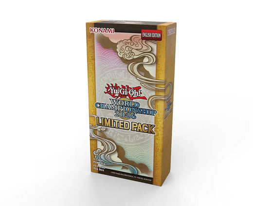 Yu-Gi-Oh! Limited Pack World Championship 2026 Booster Display, versiegelte Produktverpackung
