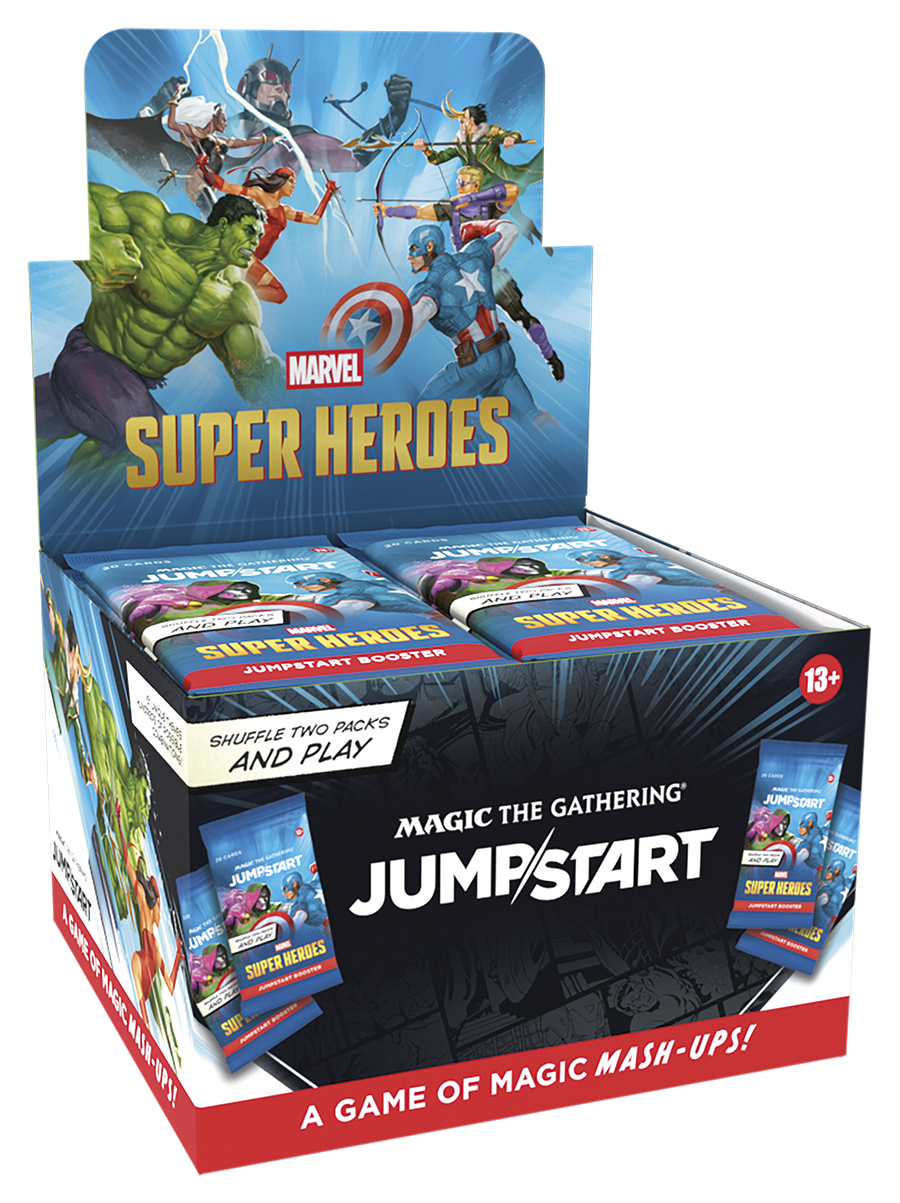 Magic: The Gathering Marvel Super Heroes Jumpstart Booster Display (OVP) – versiegelte Originalverpackung