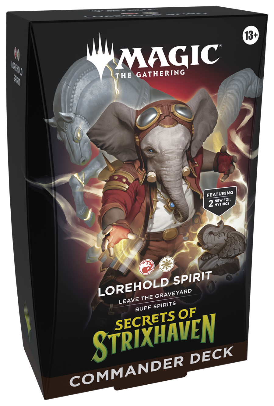 Magic: The Gathering Secrets of Strixhaven Commander Deck Lorehold Spirit (OVP) – versiegelte Originalverpackung