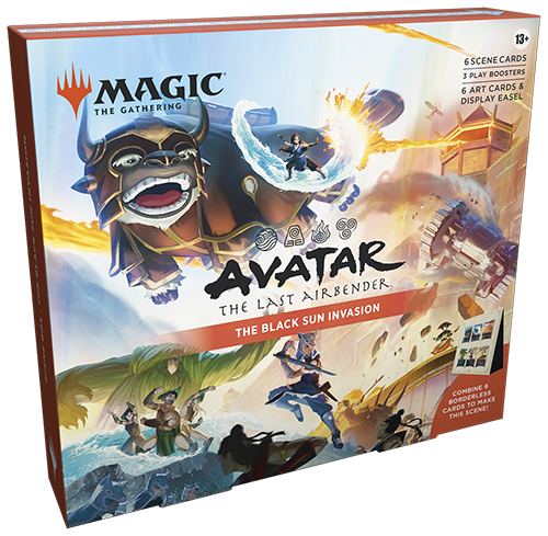 Magic: The Gathering Avatar: The Last Airbender The Black Sun Invasion Scene Box (OVP) – versiegelte Originalverpackung