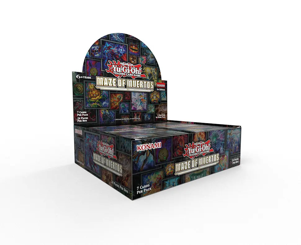 Yu-Gi-Oh! Maze of Muertos Booster Display, versiegelte Produktverpackung