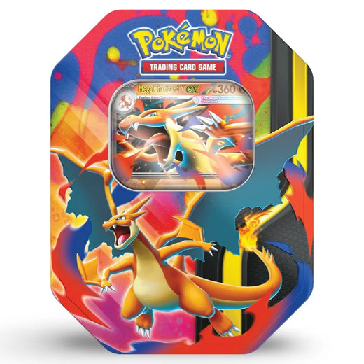 Mega Charizard Y ex Tin – englisches Pokémon TCG Produkt