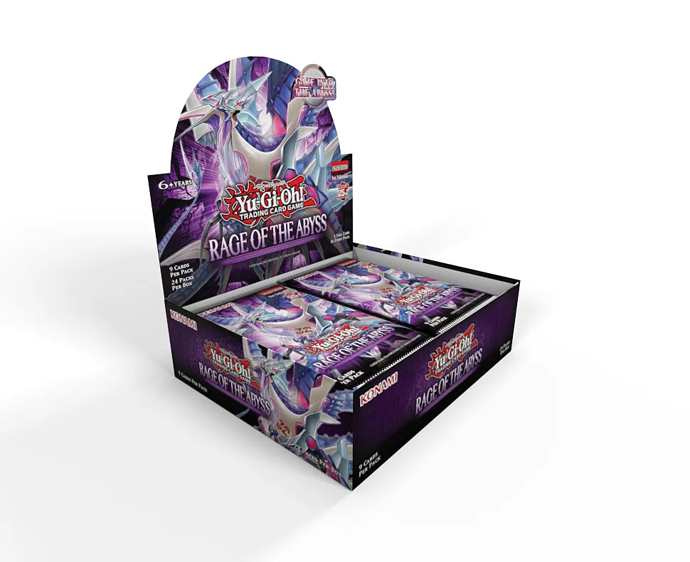 Yu-Gi-Oh! Rage of the Abyss Booster Display, versiegelte Produktverpackung