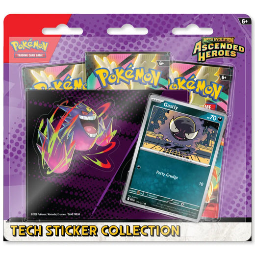 Ascended Heroes – Tech Sticker Collection – Gastly – englisches Pokémon TCG Produkt