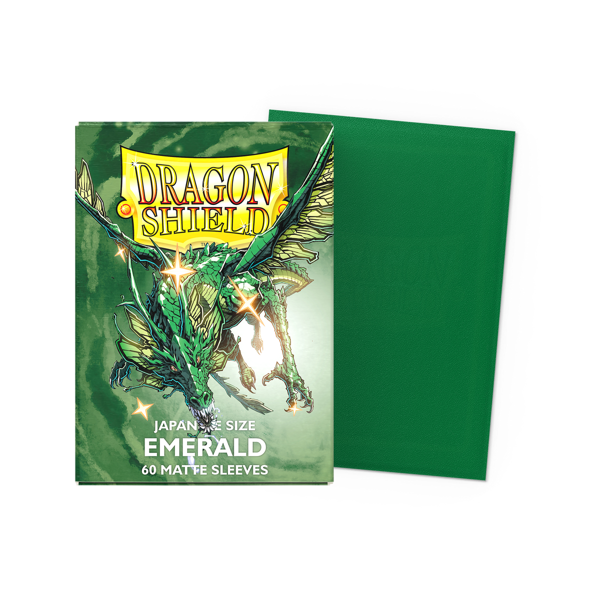 Dragon Shield Matte Emerald, Japanese Size, 60 Kartenhüllen