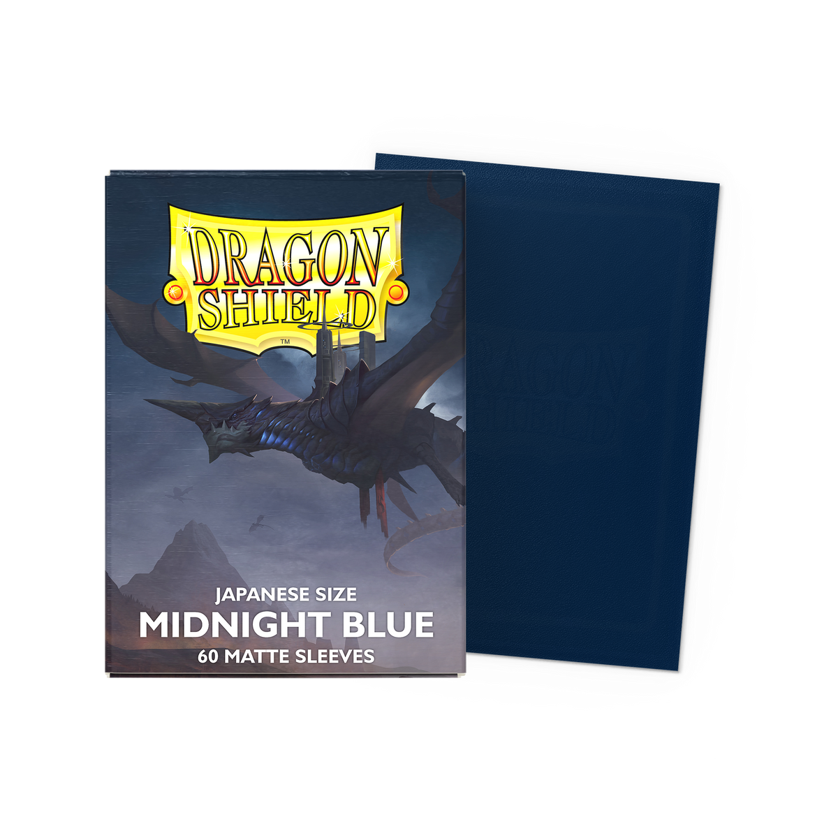 Dragon Shield Matte Midnight Blue, Japanese Size, 60 Kartenhüllen