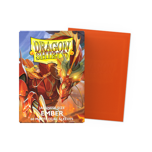 Dragon Shield Matte Dual Ember, Japanese Size, 60 Kartenhüllen