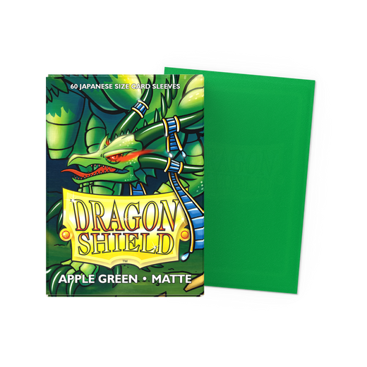 Dragon Shield Matte Apple Green, Japanese Size, 60 Kartenhüllen