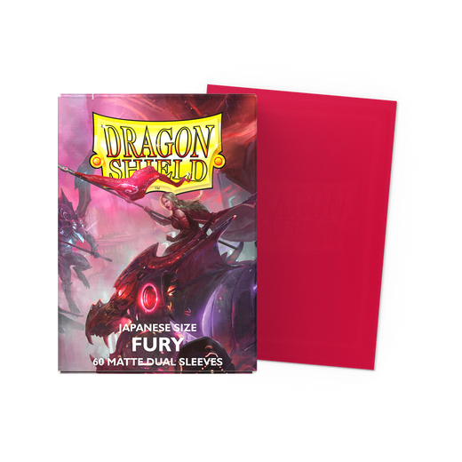Dragon Shield Matte Dual Fury, Japanese Size, 60 Kartenhüllen