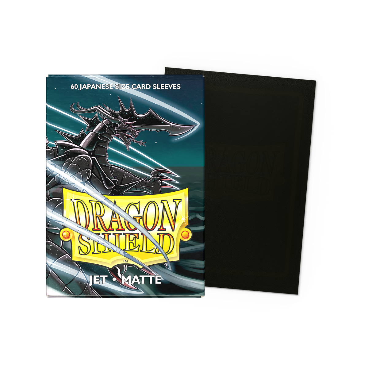 Dragon Shield Matte Jet, Japanese Size, 60 Kartenhüllen