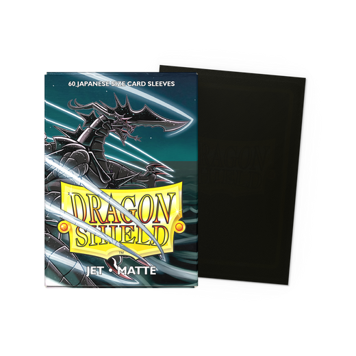 Dragon Shield Matte Jet, Japanese Size, 60 Kartenhüllen