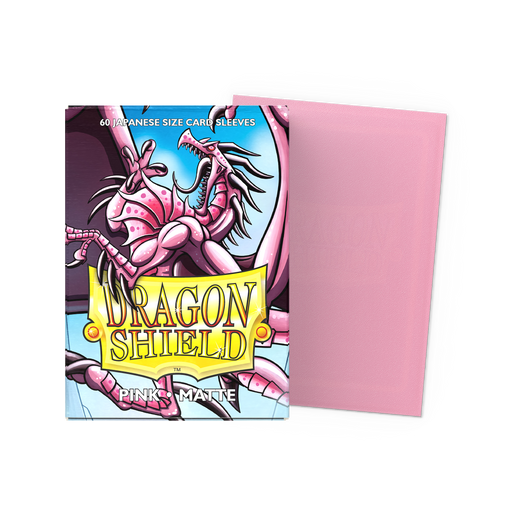 Dragon Shield Matte Pink, Japanese Size, 60 Kartenhüllen
