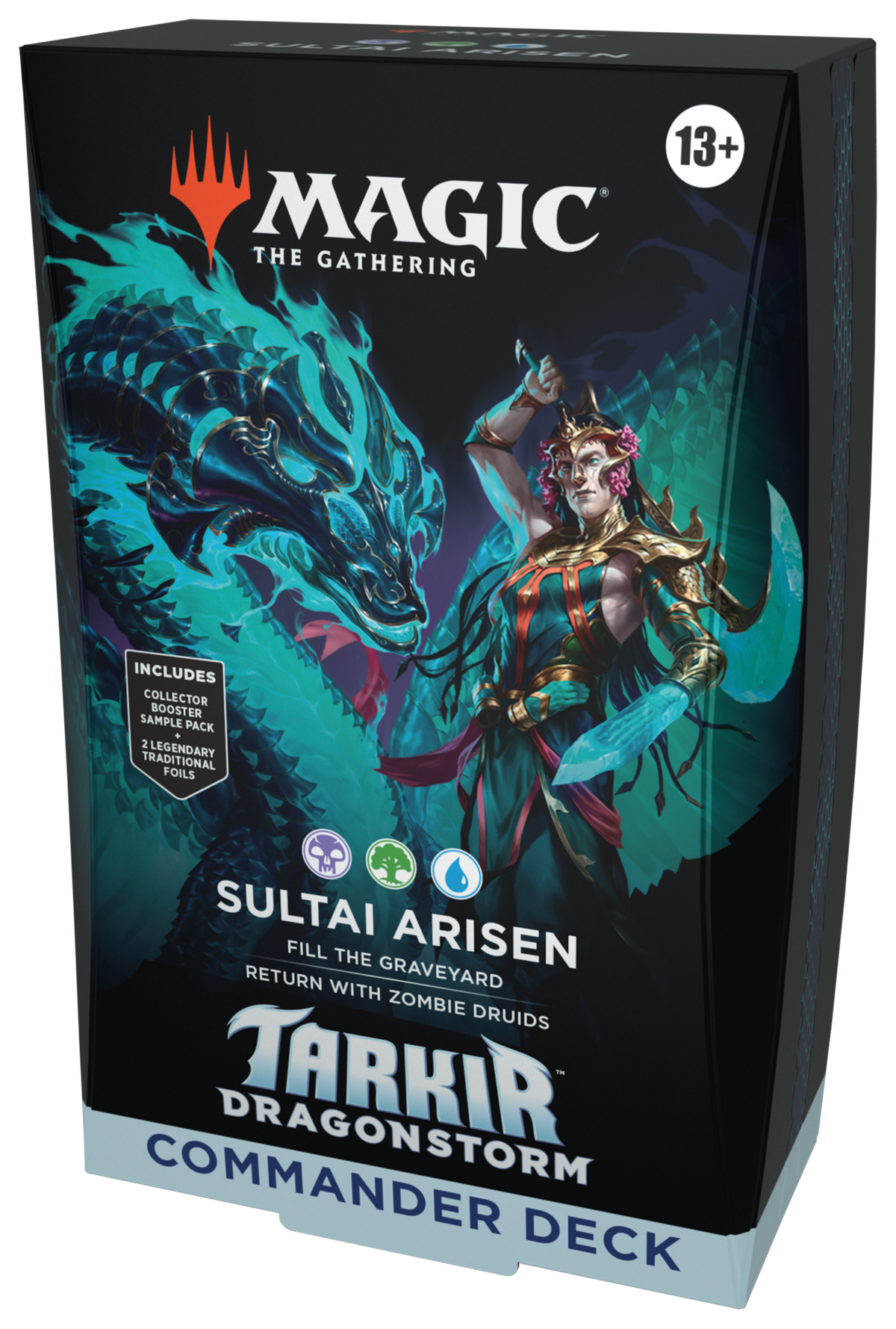 Magic: The Gathering Tarkir: Dragonstorm Commander Deck Sultai Arisen (OVP) – versiegelte Originalverpackung