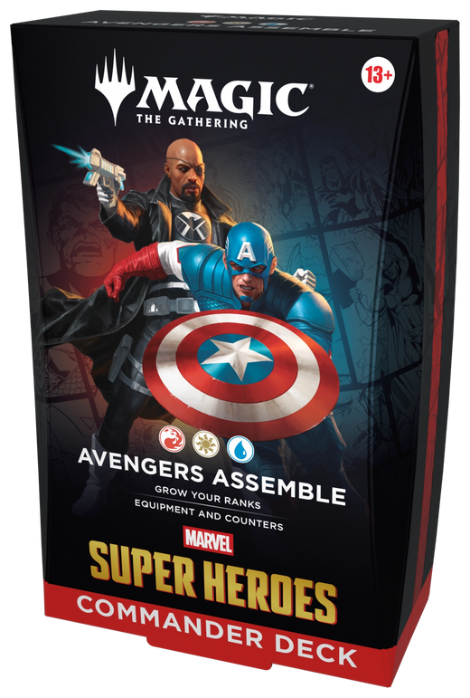 Magic: The Gathering Marvel Super Heroes Commander Deck Avengers Assemble (OVP) – versiegelte Originalverpackung