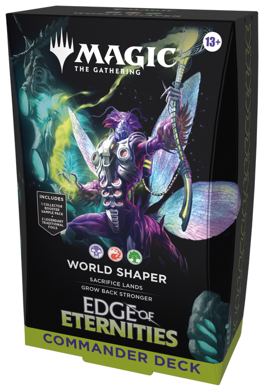Magic: The Gathering Edge of Eternities Commander Deck World Shaper (OVP) – versiegelte Originalverpackung