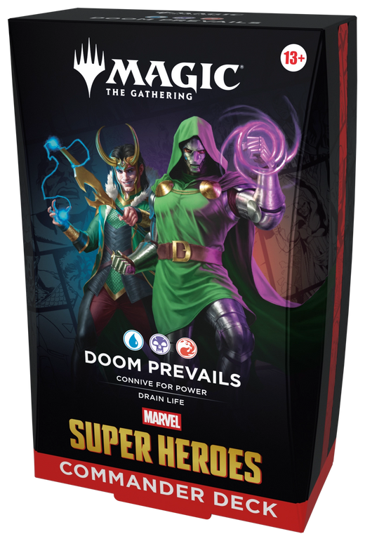 Magic: The Gathering Marvel Super Heroes Commander Deck Doom Prevails (OVP) – versiegelte Originalverpackung