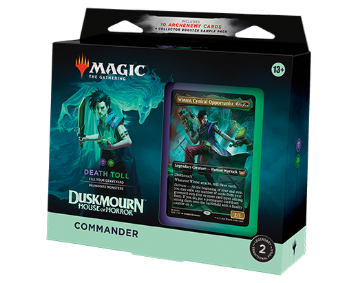Magic: The Gathering Duskmourn: House of Horror Commander Deck Death Toll (OVP) – versiegelte Originalverpackung
