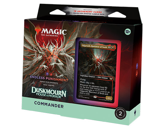 Magic: The Gathering Duskmourn: House of Horror Commander Deck Endless Punishment (OVP) – versiegelte Originalverpackung