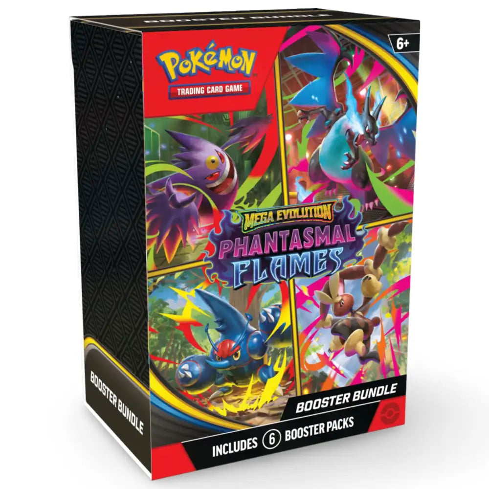 Phantasmal Flames – Booster Bundle (6 Booster) – englisches Pokémon TCG Produkt