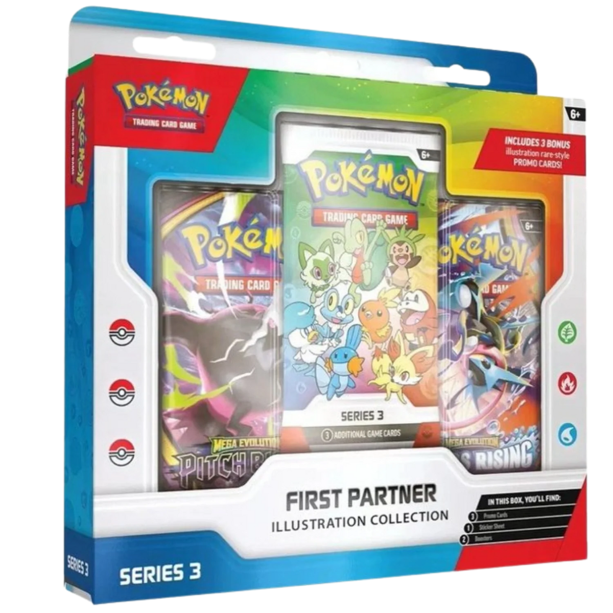 First Partner Illustration Collection – Series 3 – englisches Pokémon TCG Produkt