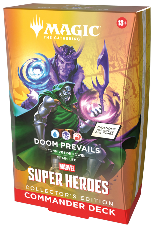 Magic: The Gathering Marvel Super Heroes Commander Deck Doom Prevails Collector's Edition (OVP) – versiegelte Originalverpackung