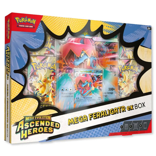 Ascended Heroes – Mega Feraligatr ex Box – englisches Pokémon TCG Produkt