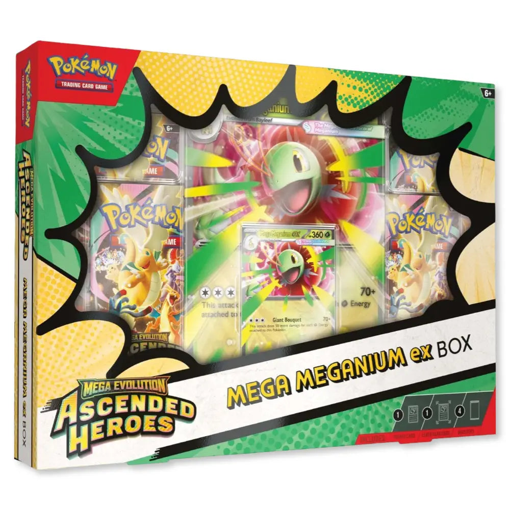 Ascended Heroes – Mega Meganium ex Box – englisches Pokémon TCG Produkt