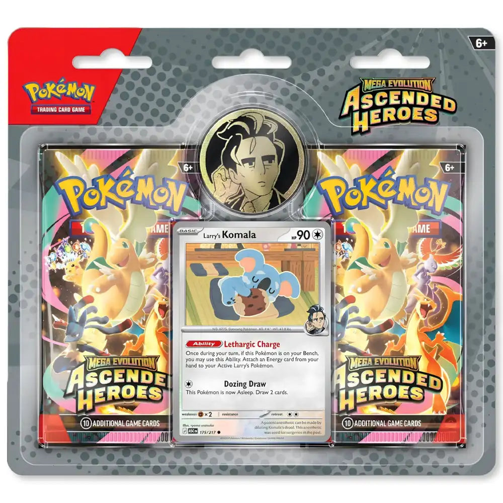 Ascended Heroes – Collection – Larry's Komala – englisches Pokémon TCG Produkt