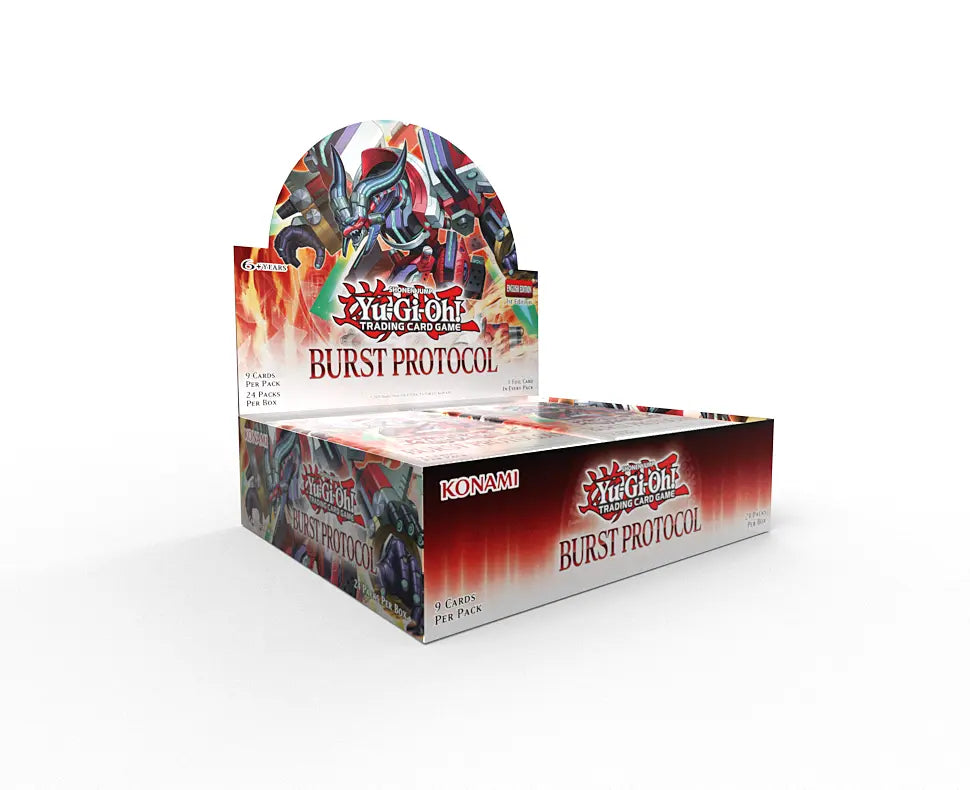 Yu-Gi-Oh! Burst Protocol Booster Display, versiegelte Produktverpackung