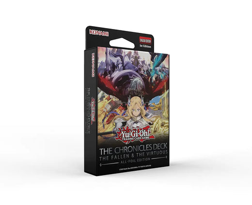 Yu-Gi-Oh! THE CHRONICLES DECK: The Fallen & The Virtuous (All-Foil Edition) Structure Deck, versiegelte Produktverpackung