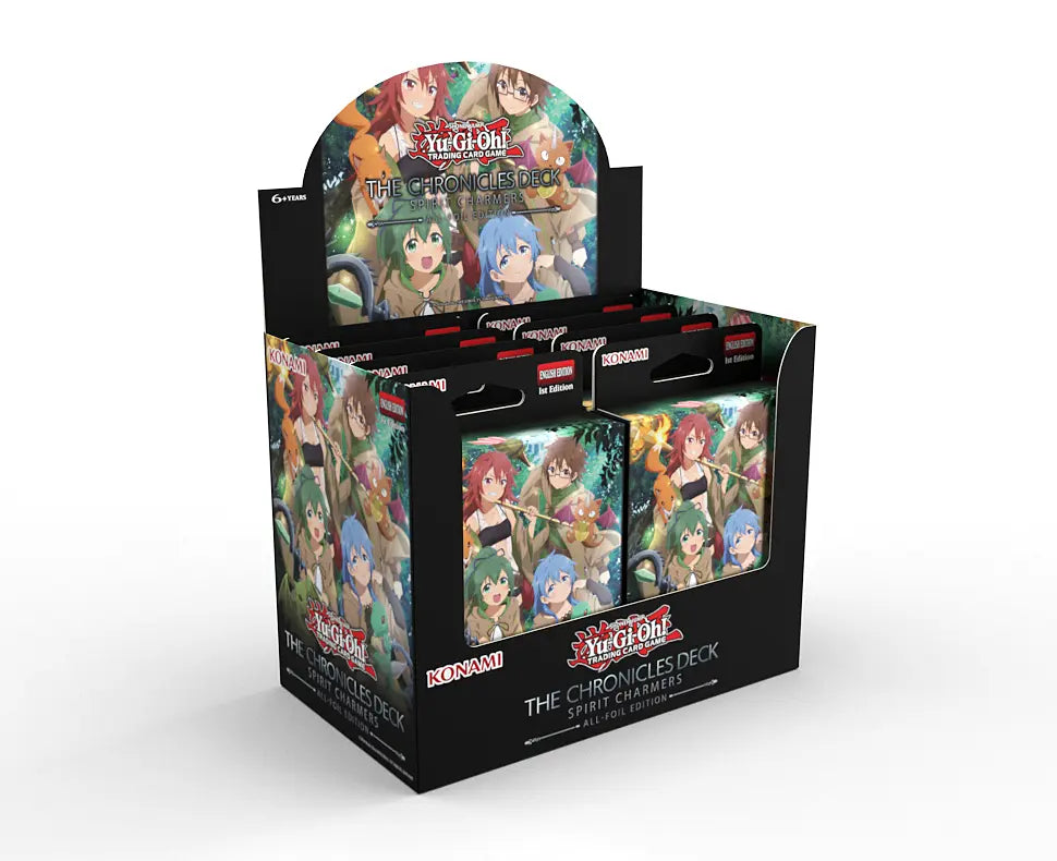 Yu-Gi-Oh! THE CHRONICLES DECK: Spirit Charmers (All-Foil Edition) Structure Deck, versiegelte Produktverpackung
