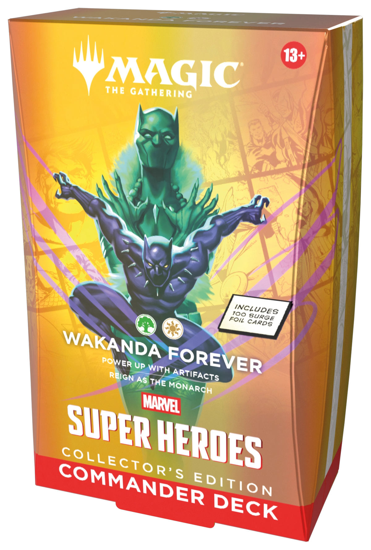 Magic: The Gathering Marvel Super Heroes Commander Deck Wakanda Forever Collector's Edition (OVP) – versiegelte Originalverpackung