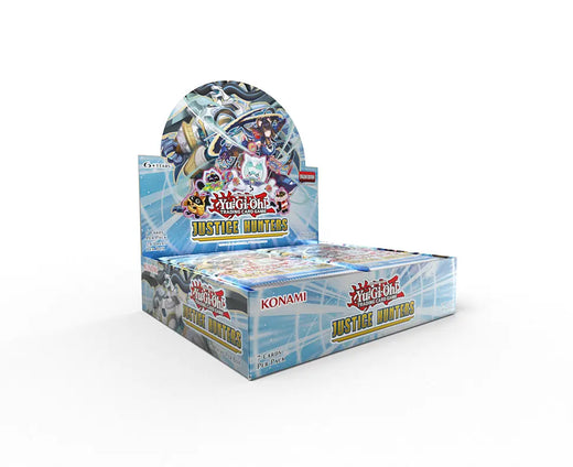 Yu-Gi-Oh! Justice Hunters Booster Display, versiegelte Produktverpackung