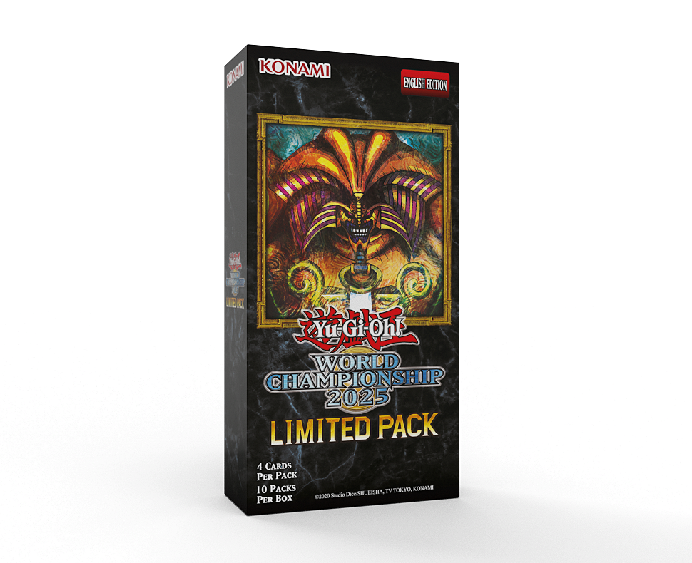 Yu-Gi-Oh! Limited Pack World Championship 2025 Booster Display, versiegelte Produktverpackung