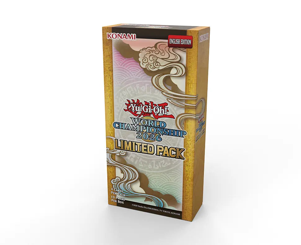 Yu-Gi-Oh! Limited Pack World Championship 2026 Booster Display, versiegelte Produktverpackung