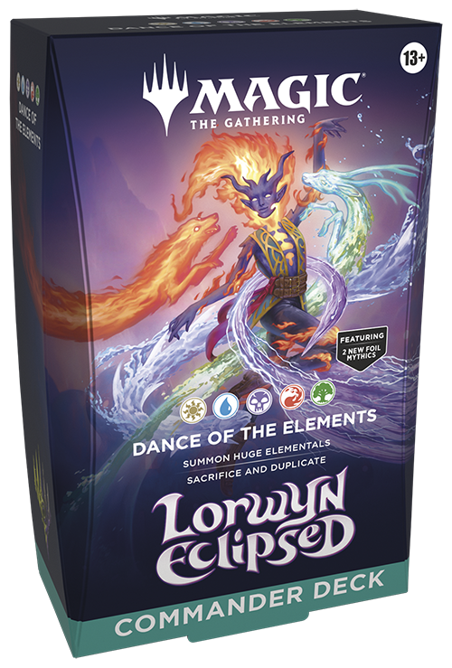 Magic: The Gathering Lorwyn Eclipsed Commander Deck Dance of the Elements (OVP) – versiegelte Originalverpackung