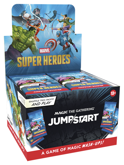 Magic: The Gathering Marvel Super Heroes Jumpstart Booster Display (OVP) – versiegelte Originalverpackung