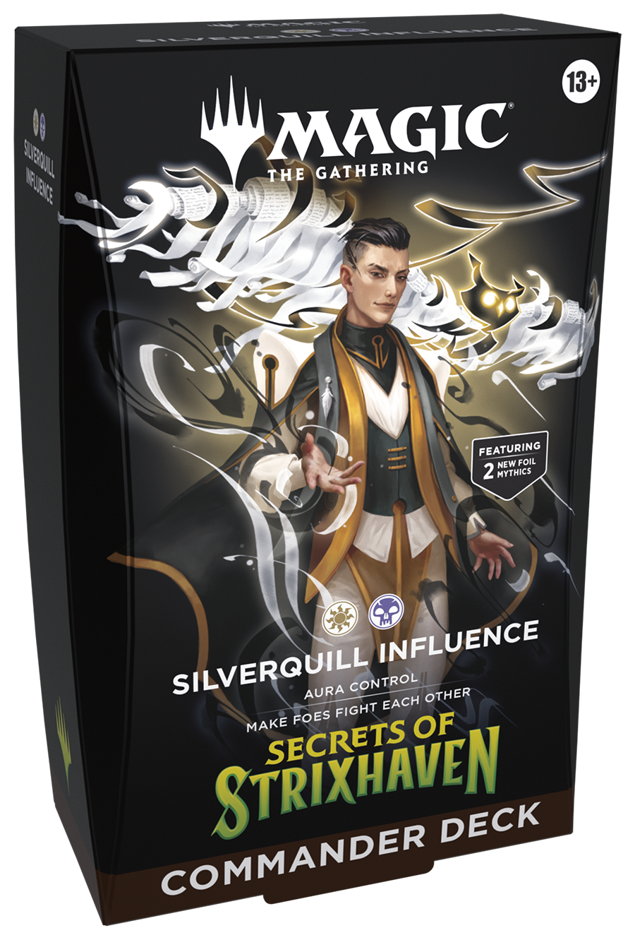 Magic: The Gathering Secrets of Strixhaven Commander Deck Silverquill Influence (OVP) – versiegelte Originalverpackung