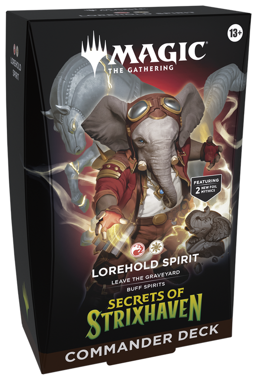 Magic: The Gathering Secrets of Strixhaven Commander Deck Lorehold Spirit (OVP) – versiegelte Originalverpackung