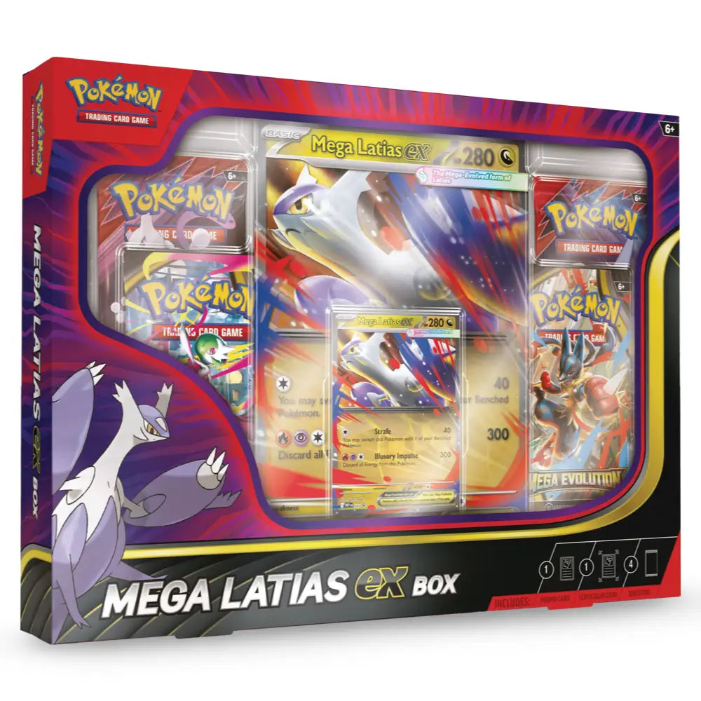Mega Latias ex Box – englisches Pokémon TCG Produkt