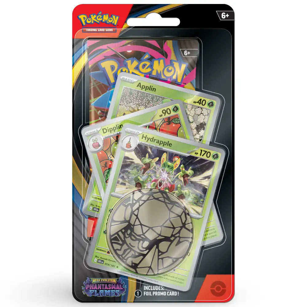 Phantasmal Flames – Premium Checklane Blister – Hydrapple – englisches Pokémon TCG Produkt