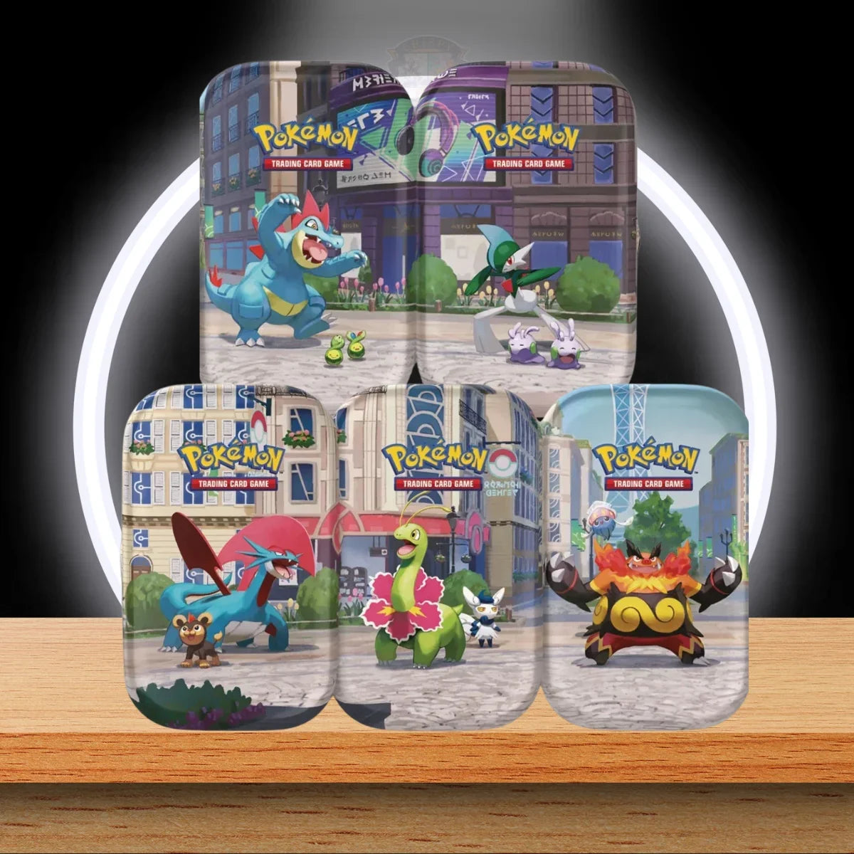 Lumiose City Mini Tin – Zufälliges Motiv – englisches Pokémon TCG Produkt