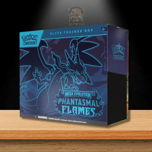 Phantasmal Flames – Elite Trainer Box – englisches Pokémon TCG Produkt