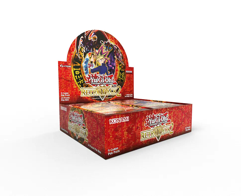 Yu-Gi-Oh! Retro Pack 2 Booster Display, versiegelte Produktverpackung