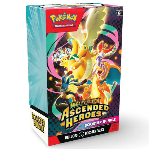 Ascended Heroes – Booster Bundle (6 Booster) – englisches Pokémon TCG Produkt