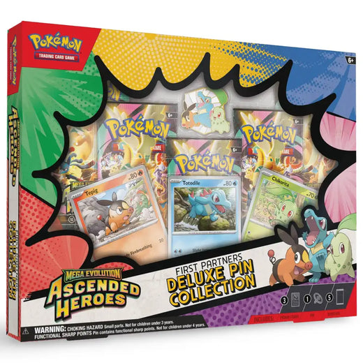 Ascended Heroes – First Partner Deluxe Pin Collection – englisches Pokémon TCG Produkt